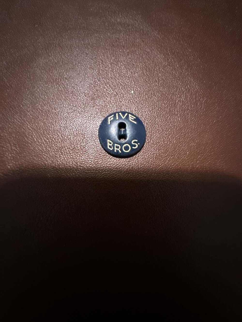 Vintage Five Bros. Brand Work Wear Button